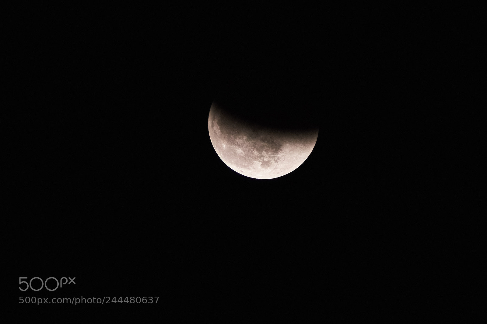 Nikon D7200 sample photo. Eclipse of the moon photography
