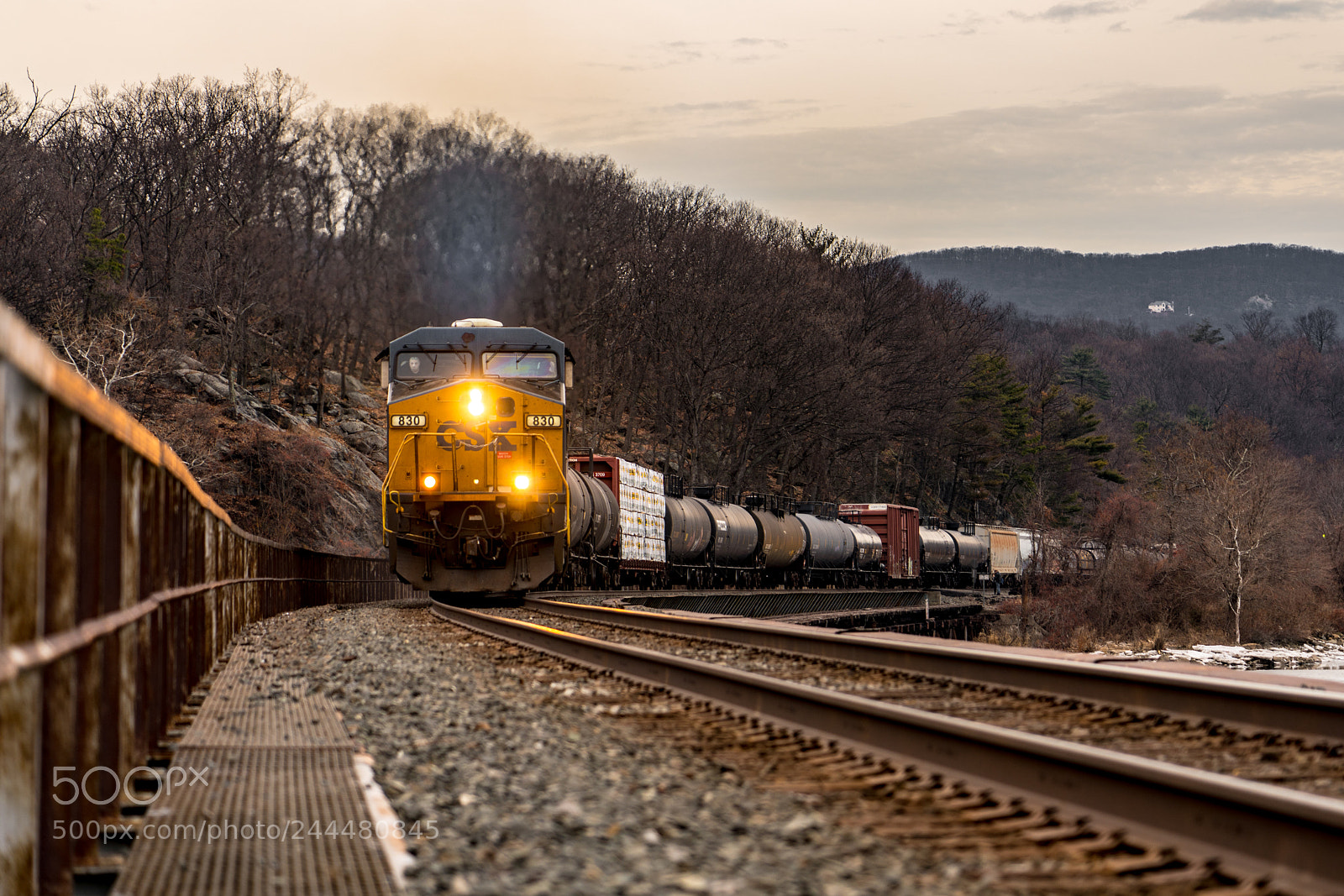 Sony a7R III sample photo. Freight train in the photography