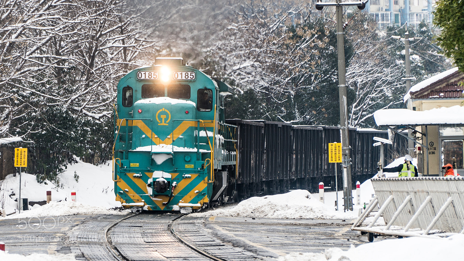 Sony a6300 sample photo. 「snow」nd5 locomotive photography