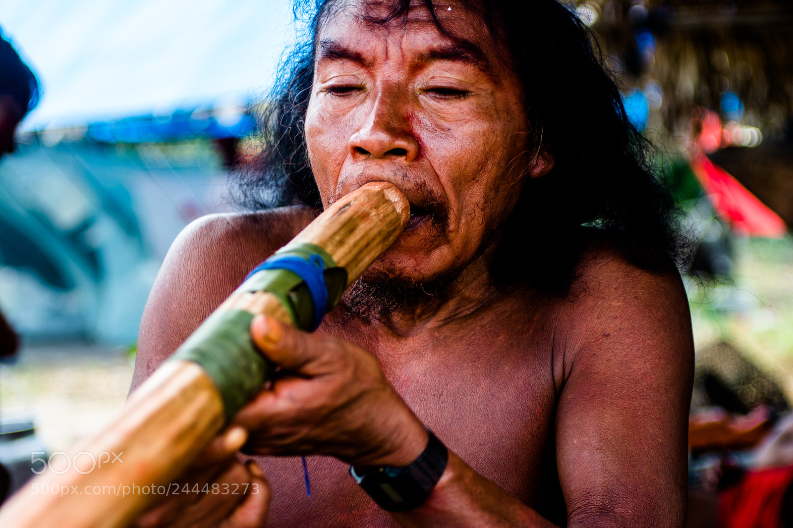 Nikon D7100 sample photo. Wajãpi flute photography