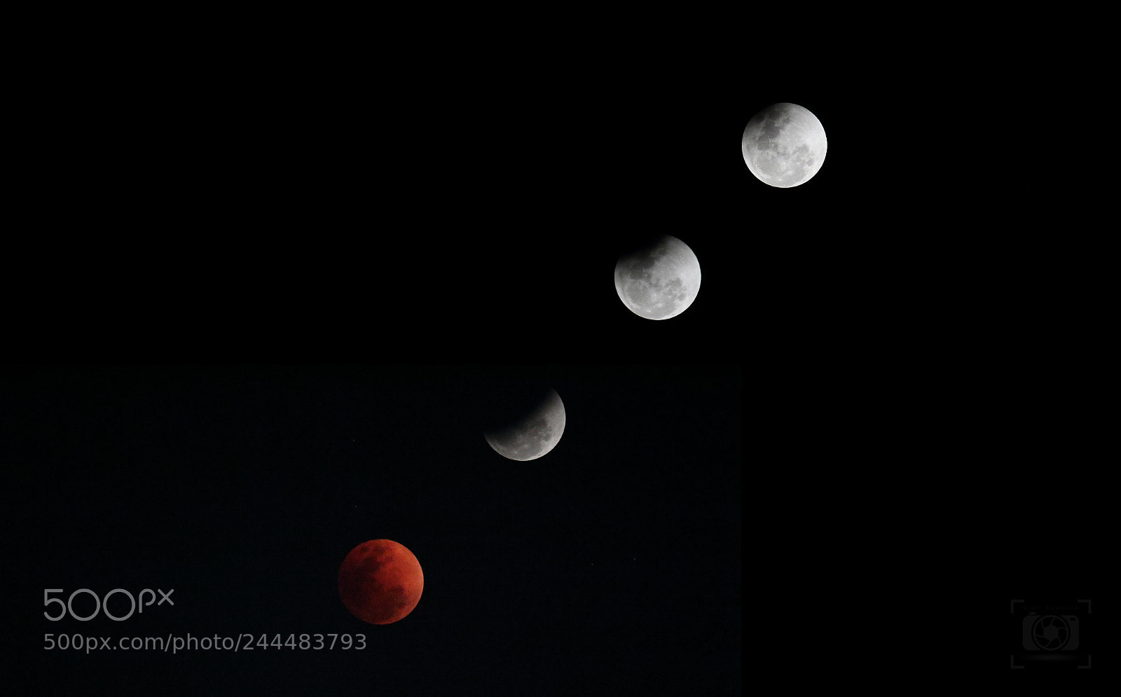 Canon EOS 1300D (EOS Rebel T6 / EOS Kiss X80) sample photo. Lunar eclipse photography