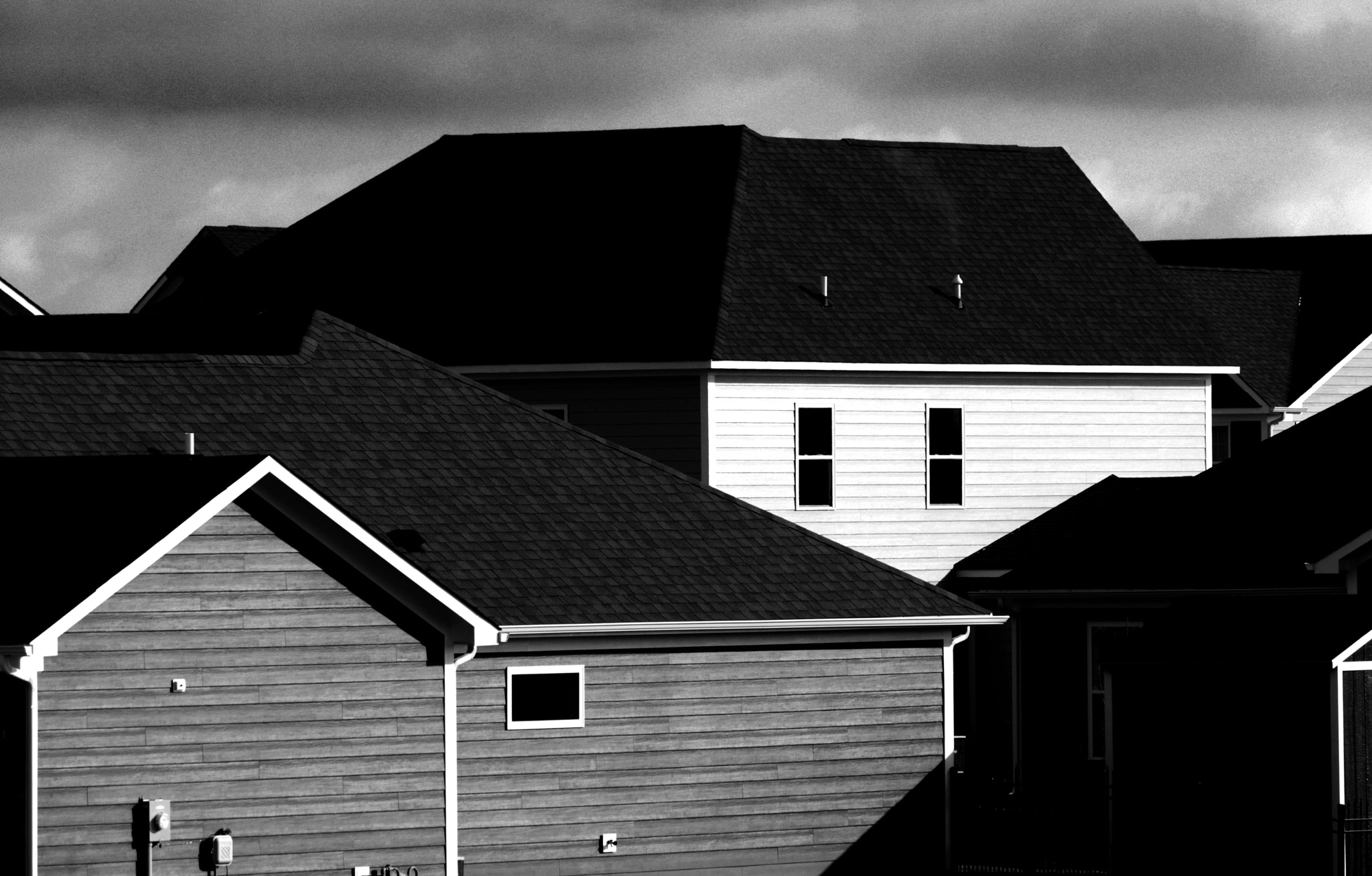 Canon EF-S 55-250mm F4-5.6 IS STM sample photo. Houses in the sun photography
