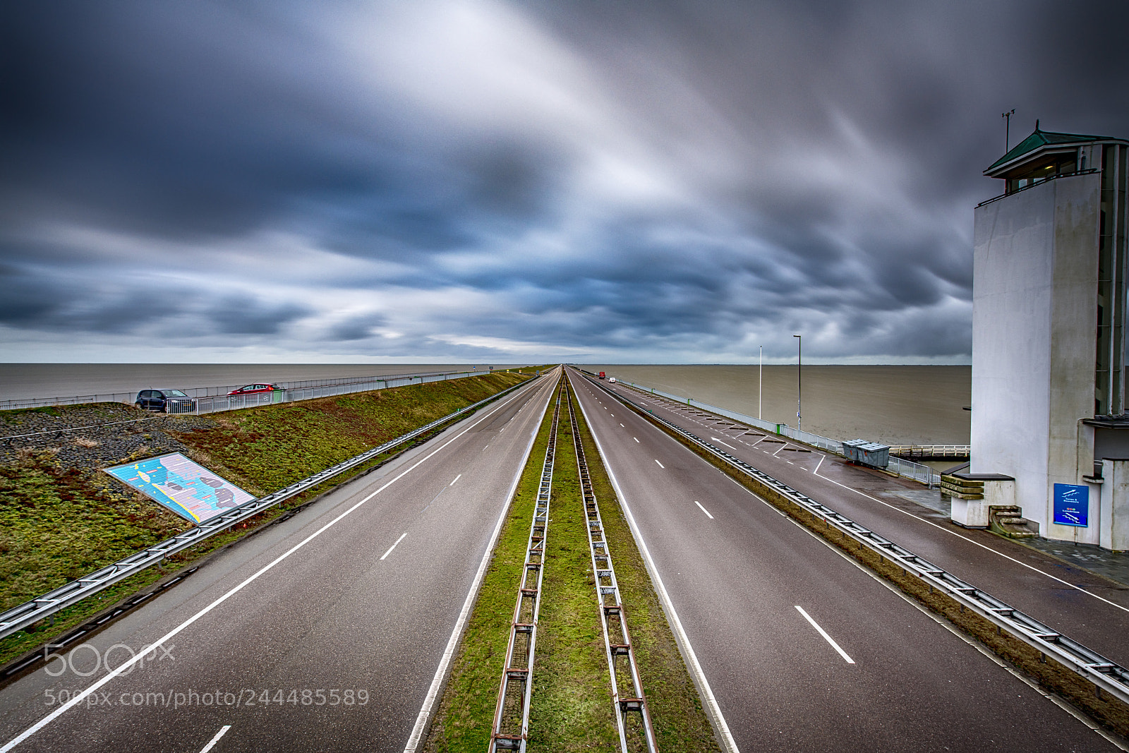 Nikon D850 sample photo. Afsluitdijk part of the photography