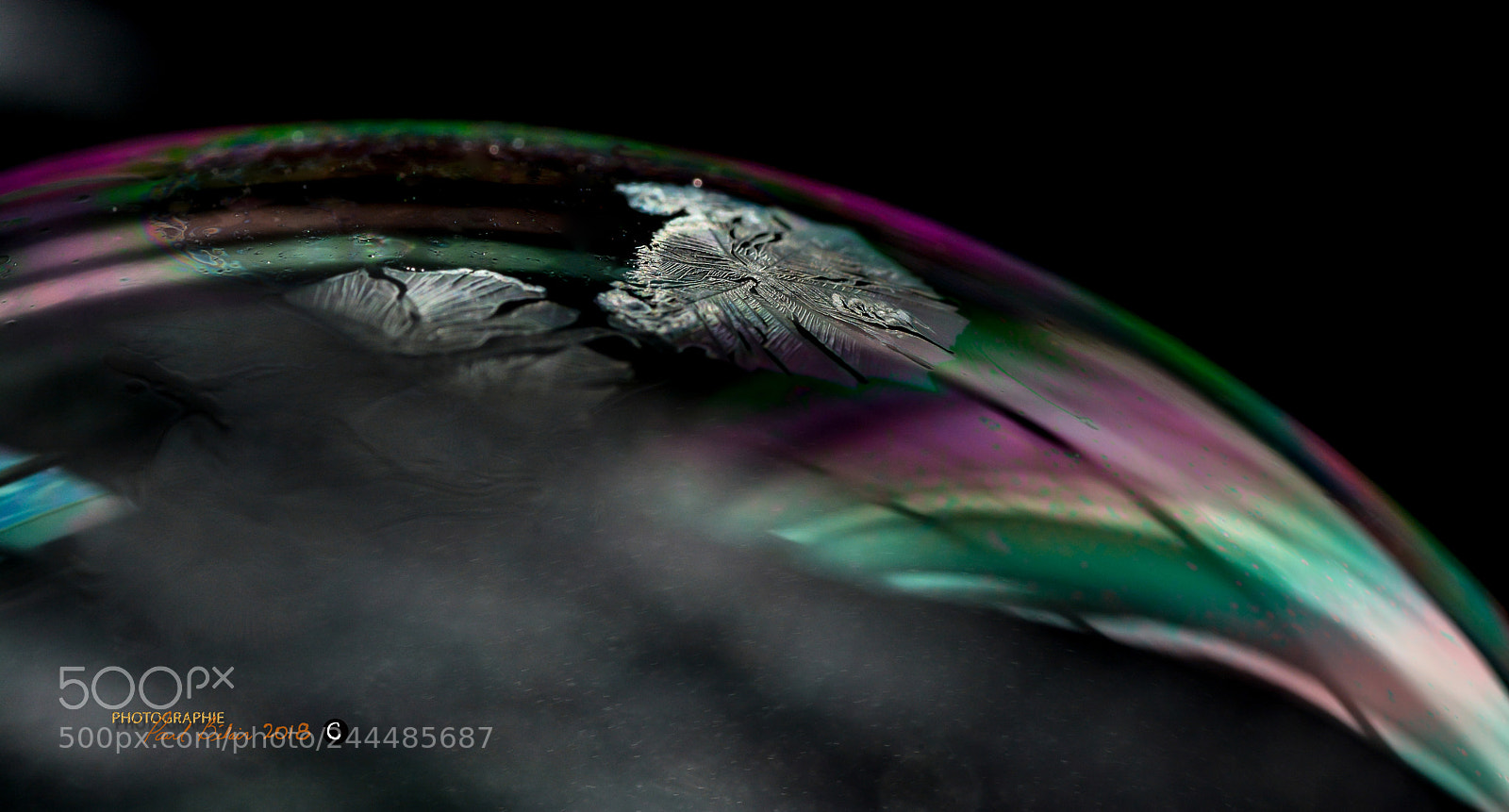 Nikon D7100 sample photo. Givre sur une bulle. photography