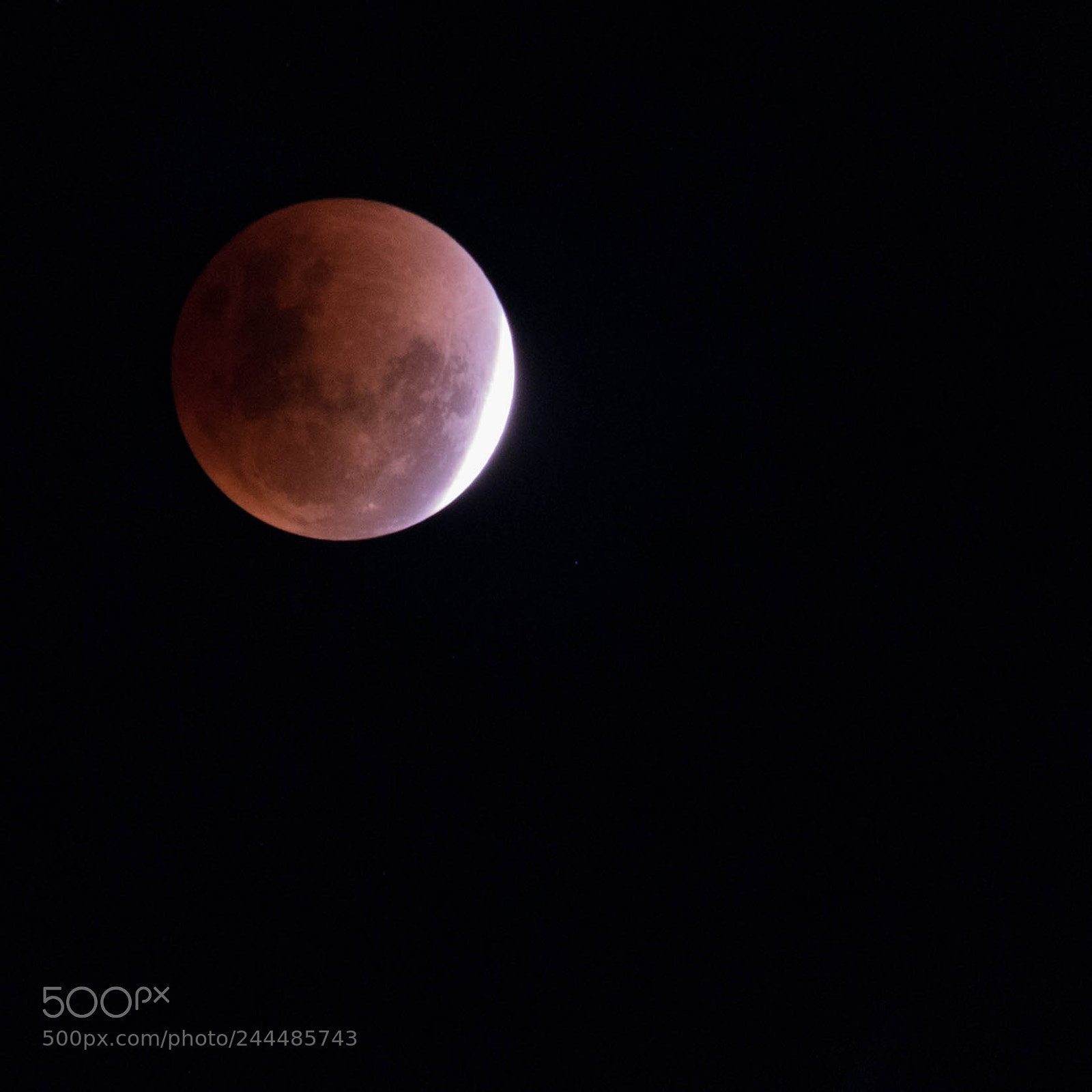Canon EOS M5 sample photo. Lunar eclipse 31-01-2018 photography