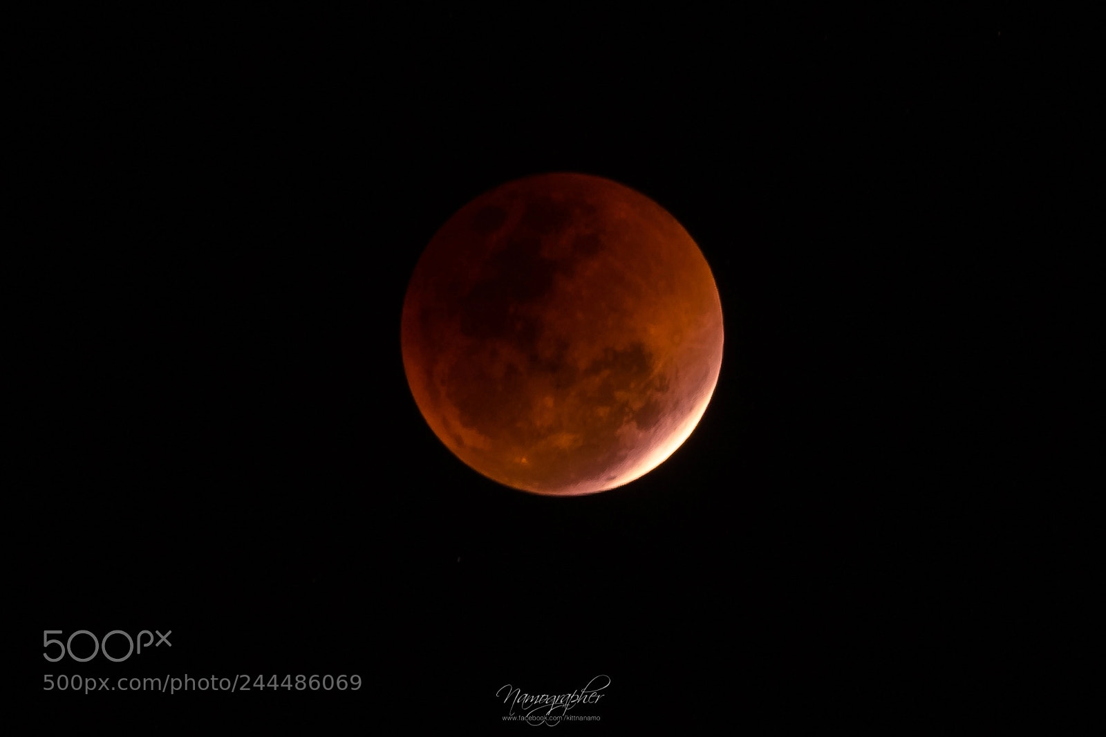 Fujifilm X-T10 sample photo. Super blue bood moon photography