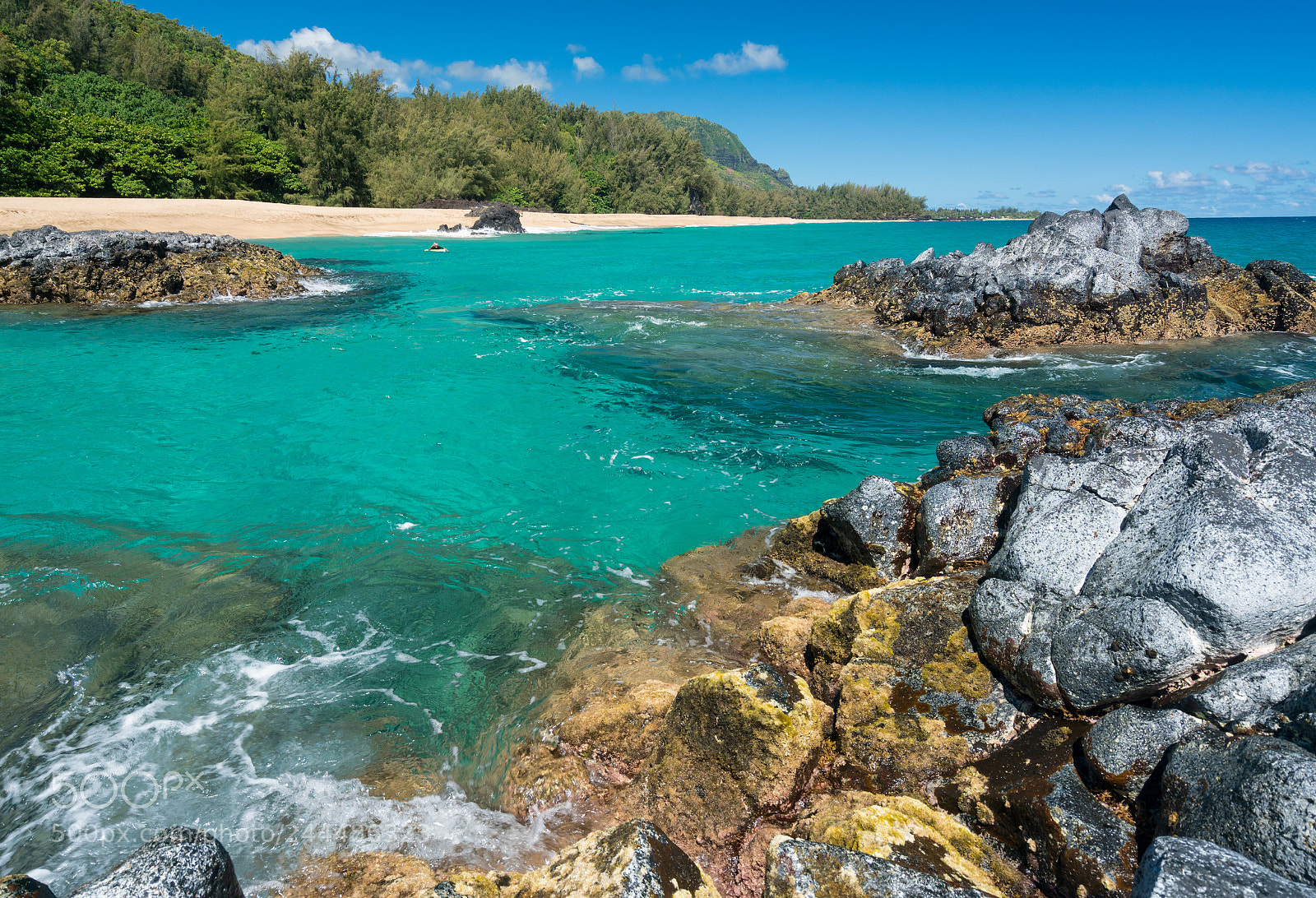 Sony a7R II sample photo. Lumahai beach kauai with photography