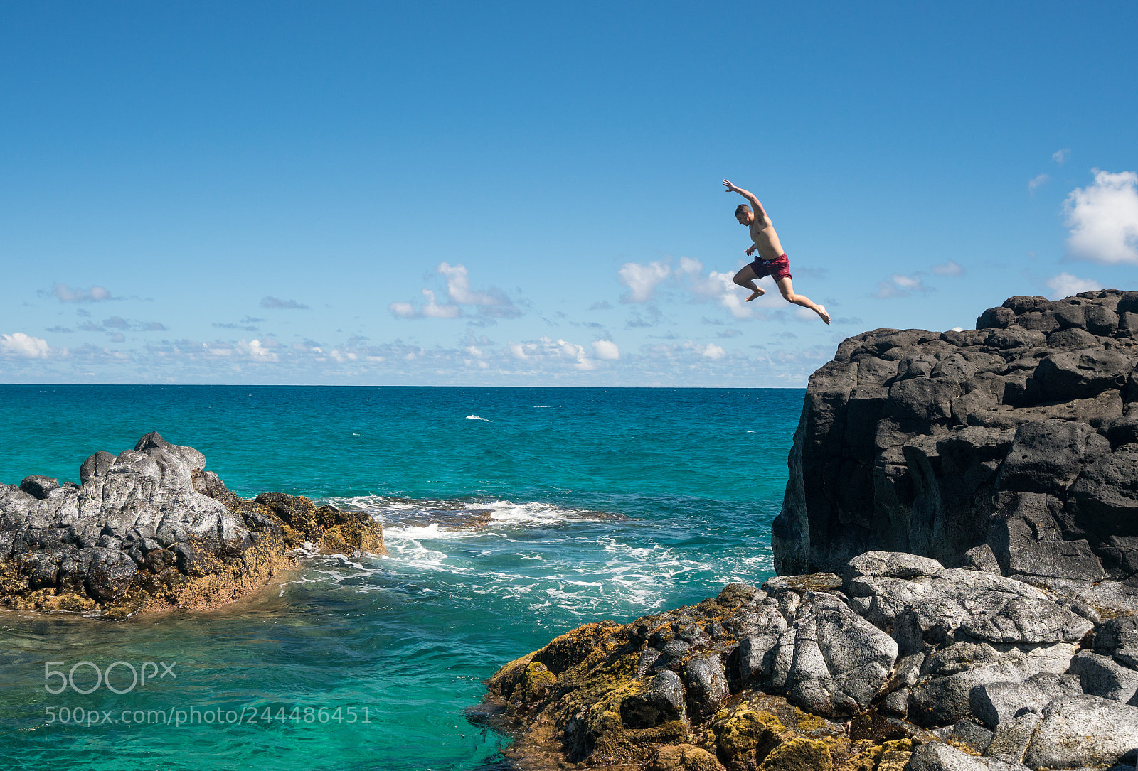 Sony a7R II sample photo. Fit young man jumps photography