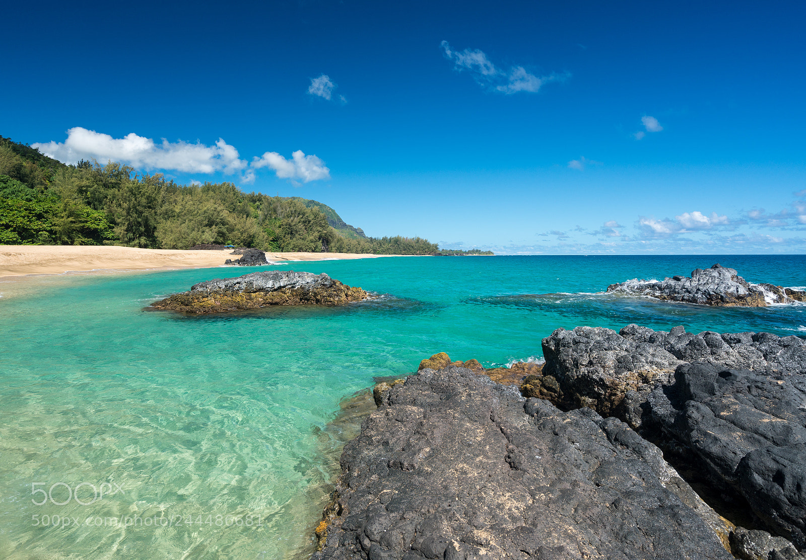 Sony a7R II sample photo. Lumahai beach kauai with photography