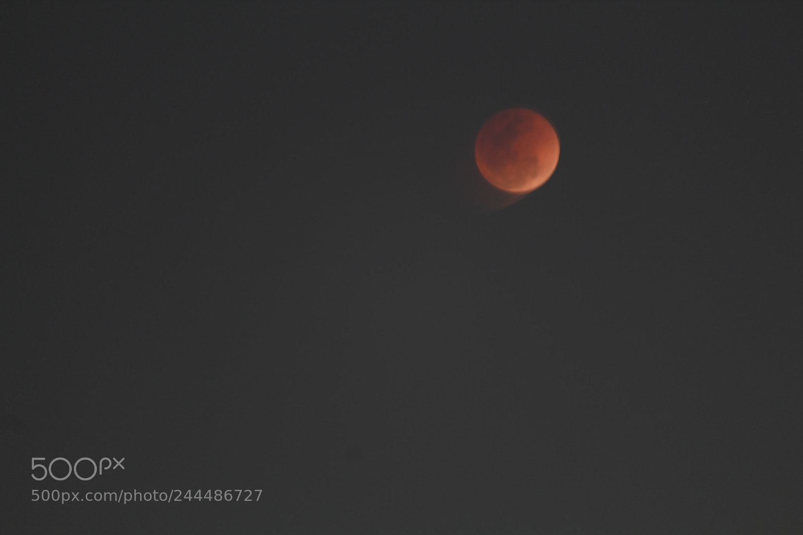 Canon EF-S 55-250mm F4-5.6 IS II sample photo. Moon eclipse 3 photography