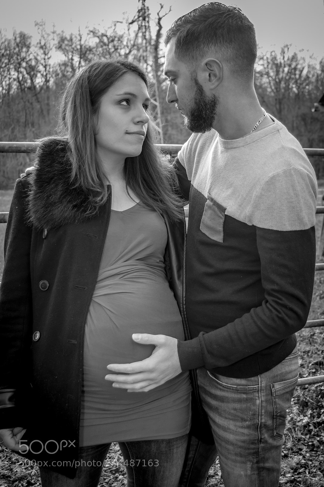 Nikon D3100 sample photo. Futur baby photography