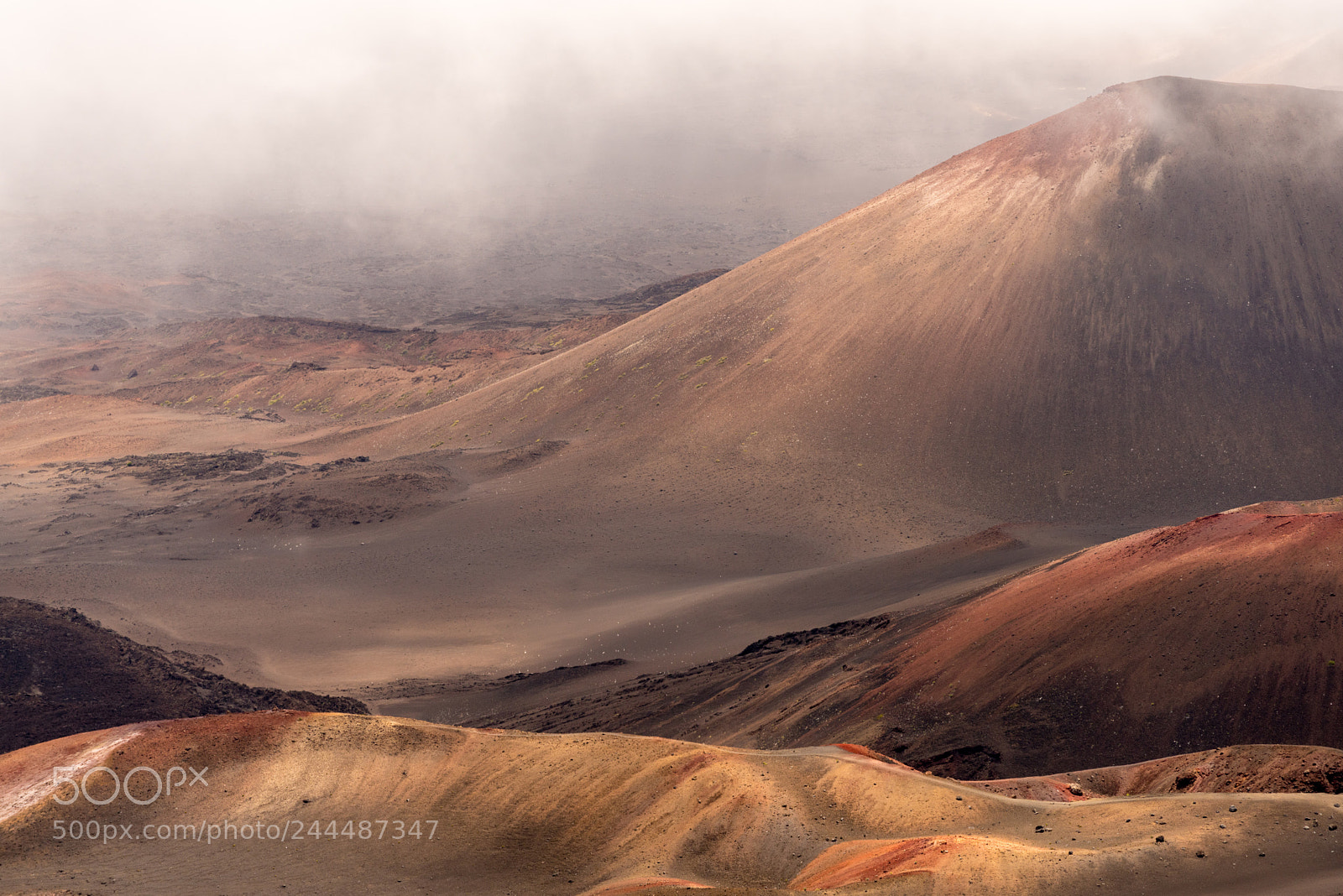 Sony a7R II sample photo. View into crater at photography