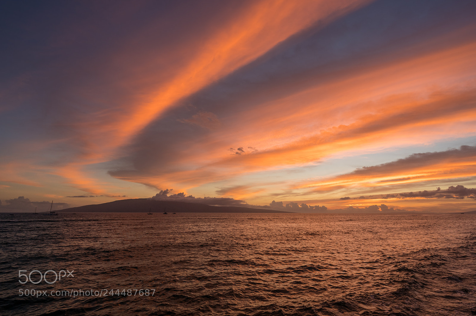 Sony a7R II sample photo. Dramatic sunset over lanai photography