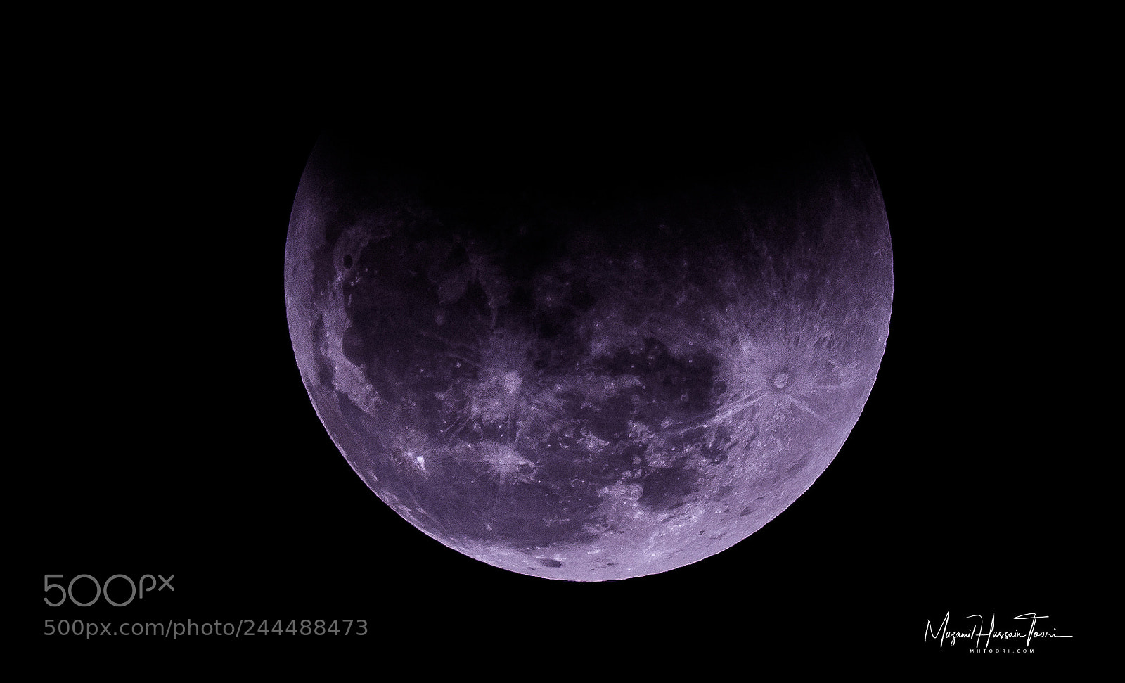 Nikon D810 sample photo. Blue big moon 2018 photography