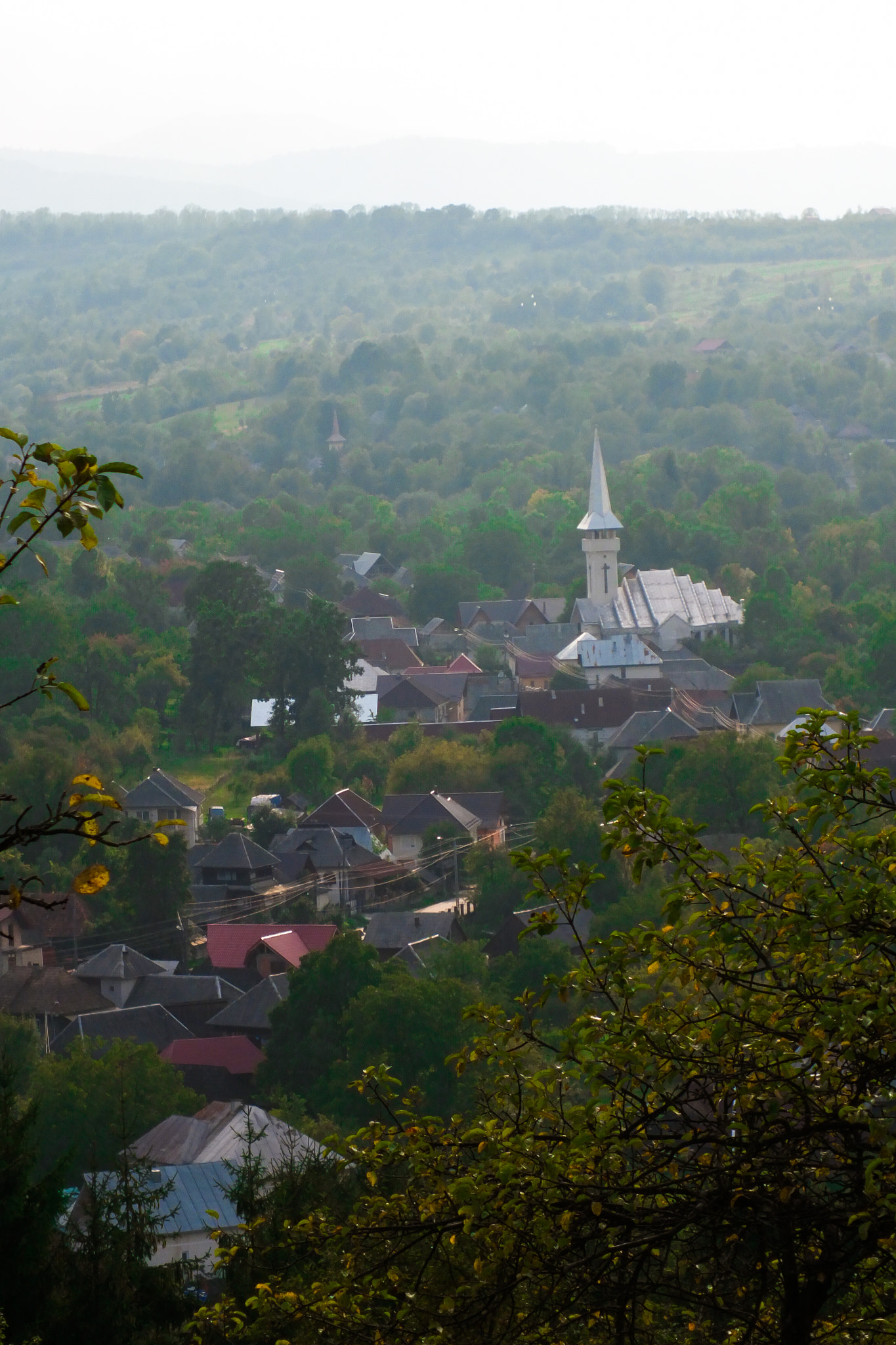 Fujifilm FinePix HS35EXR sample photo. Above the church photography