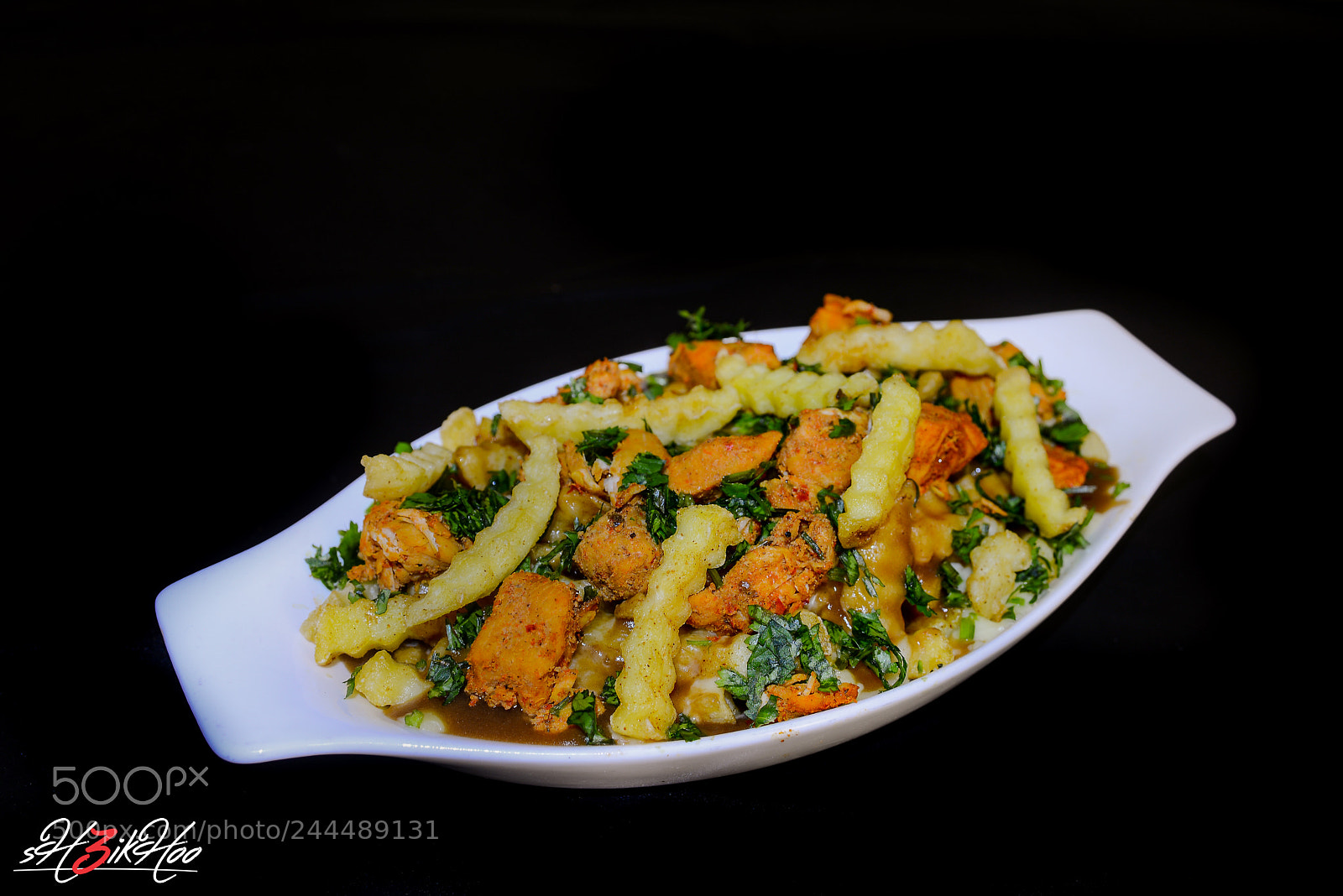 Nikon D600 sample photo. Chicken tikka poutein fries photography