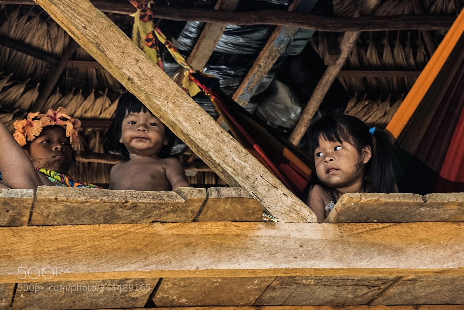 Nikon 1 J5 sample photo. Embera indian children, panama photography