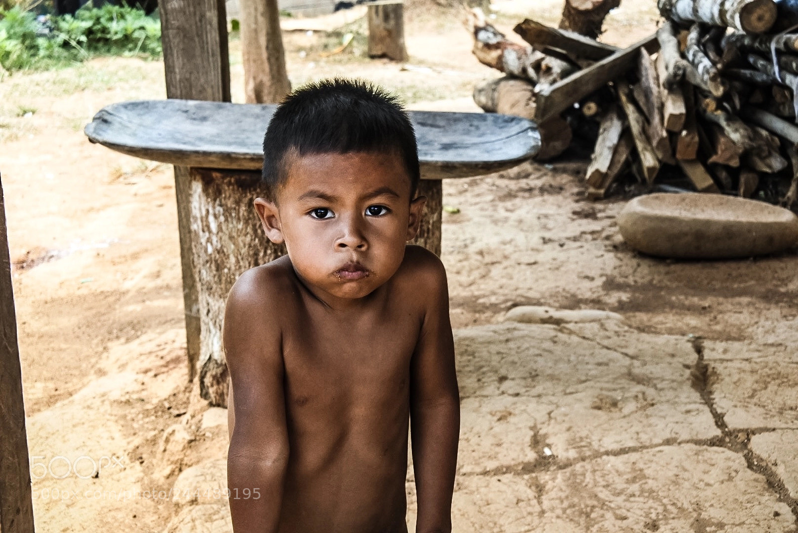 Nikon 1 J5 sample photo. Embera indian boy, panama photography