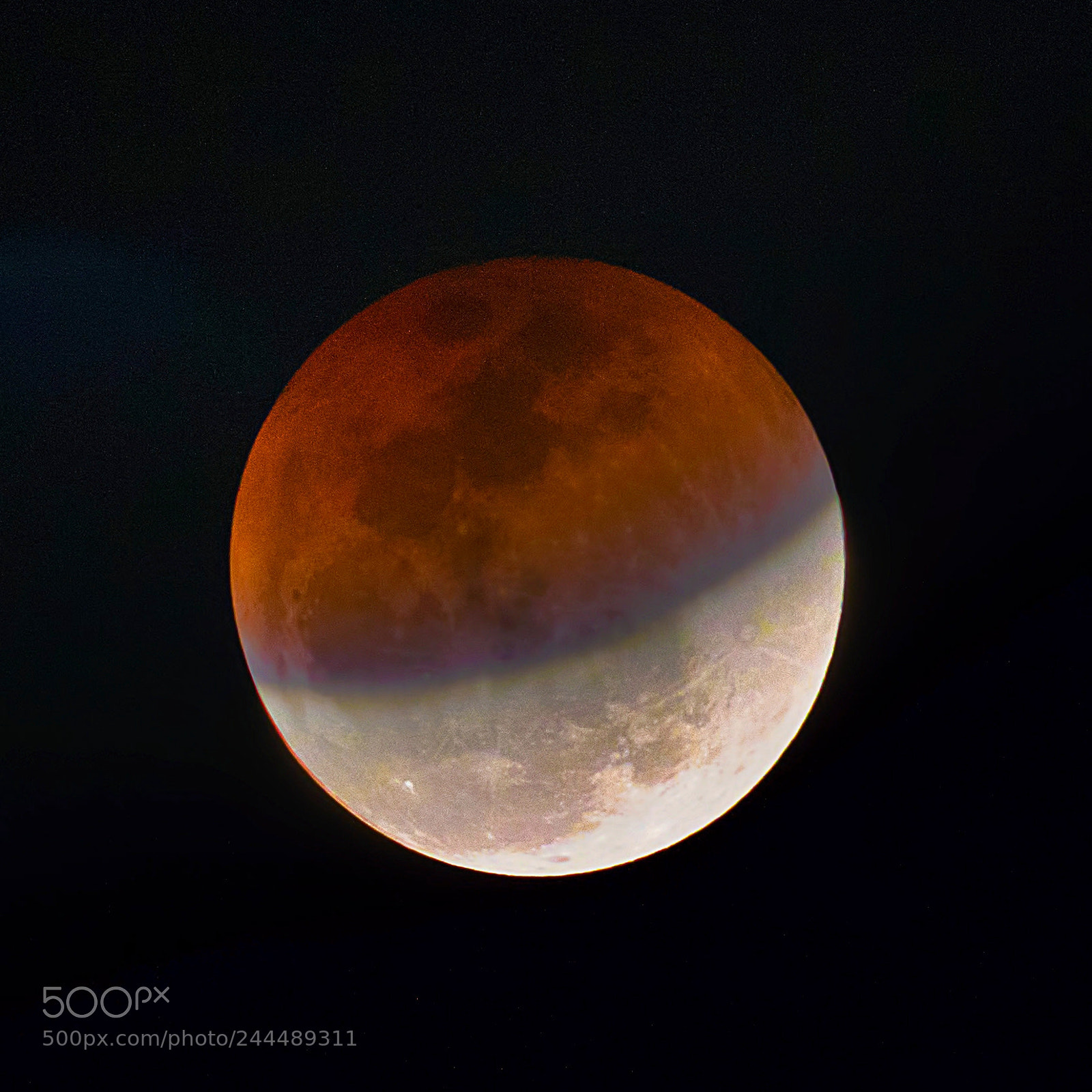 Canon EOS 7D Mark II sample photo. Super blue blood moon photography