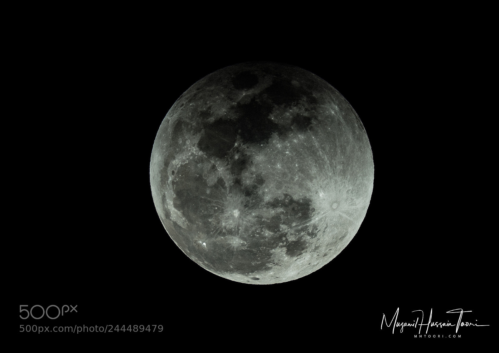 Nikon D810 sample photo. Big moon 2018 photography