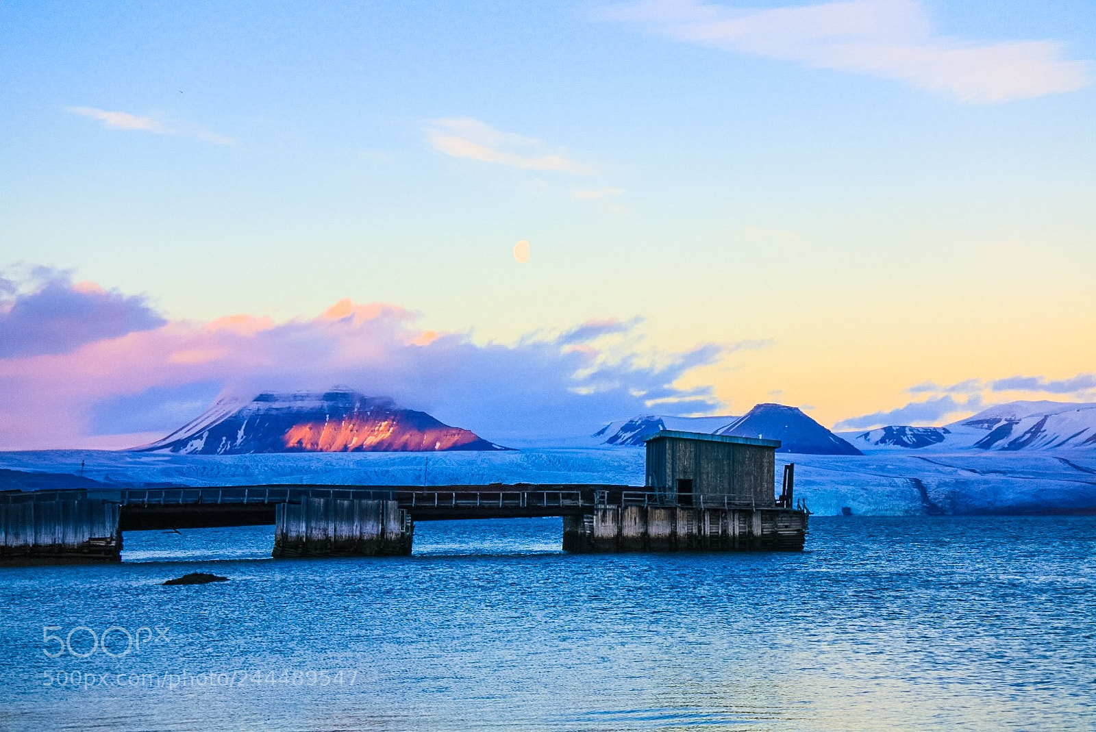 Nikon 1 J5 sample photo. Svalbard jetty photography