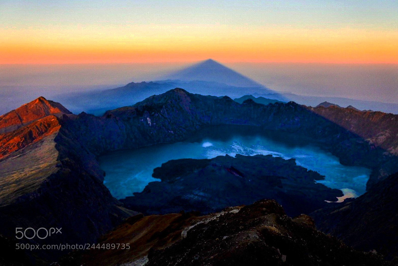 Nikon 1 J5 sample photo. Rinjani s almighty sunrise photography