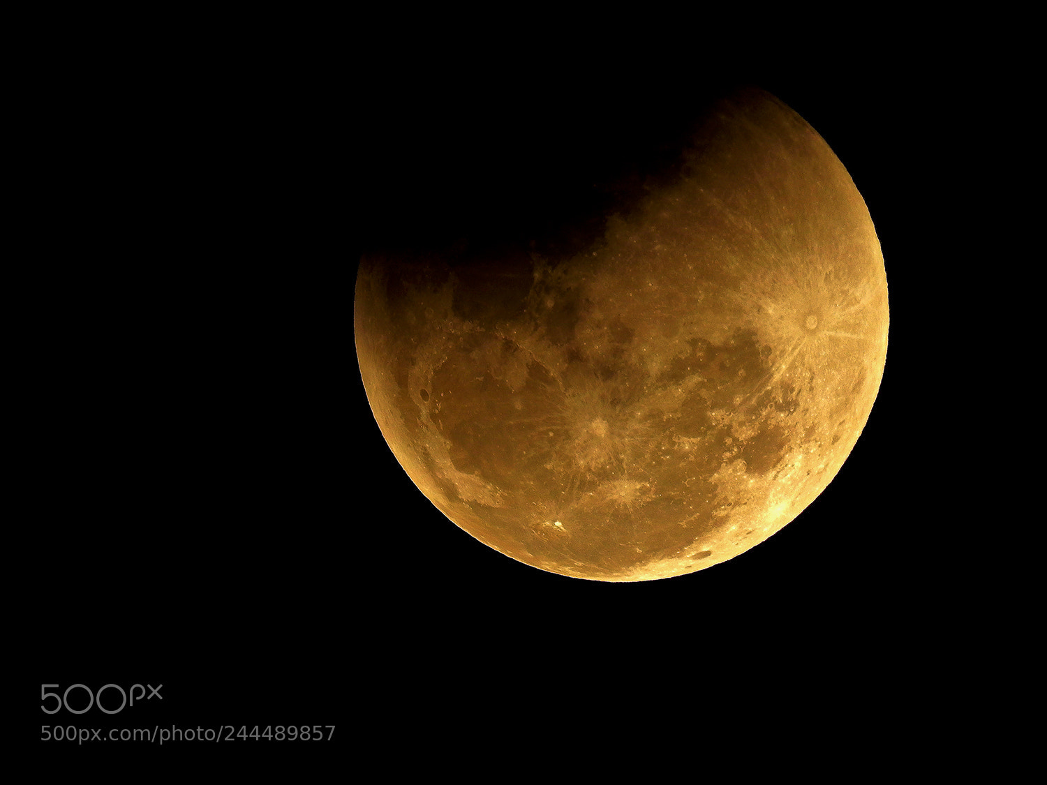 Nikon Coolpix P900 sample photo. Lunar eclipse photography