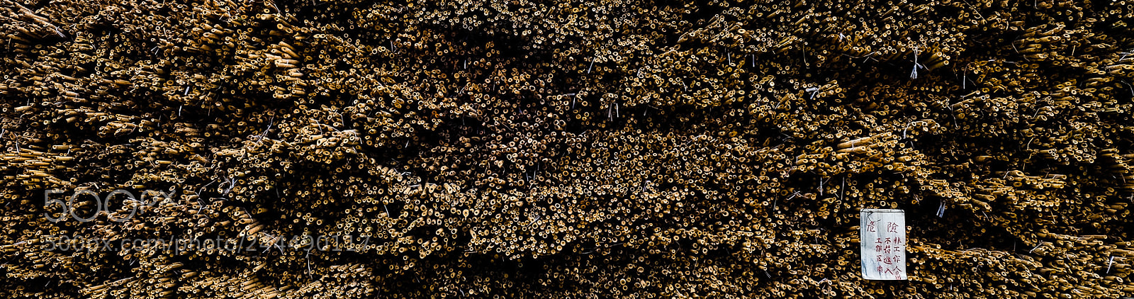 Fujifilm X-T1 sample photo. Bamboo wall construction photography