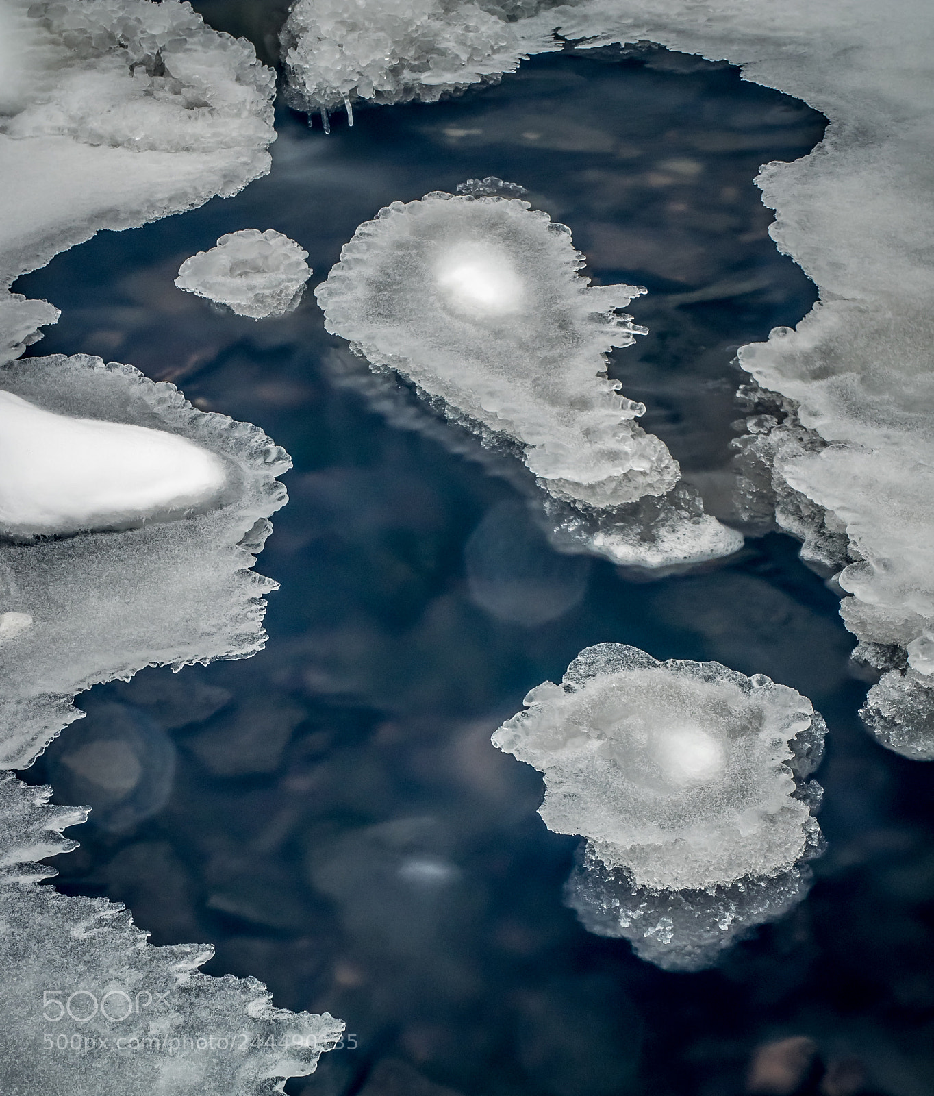 Olympus OM-D E-M1 sample photo. Icy flow photography