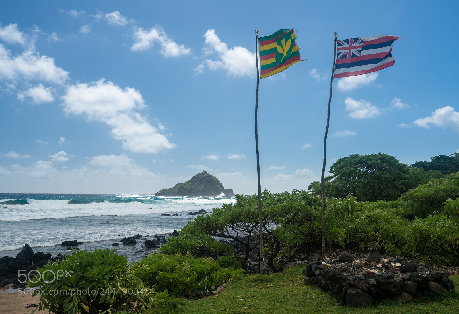 Sony a7R II sample photo. Koki beach near hana photography