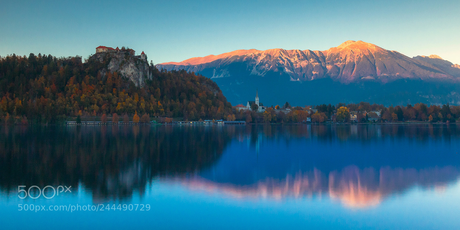 Canon EOS 50D sample photo. Lake bled panorama photography