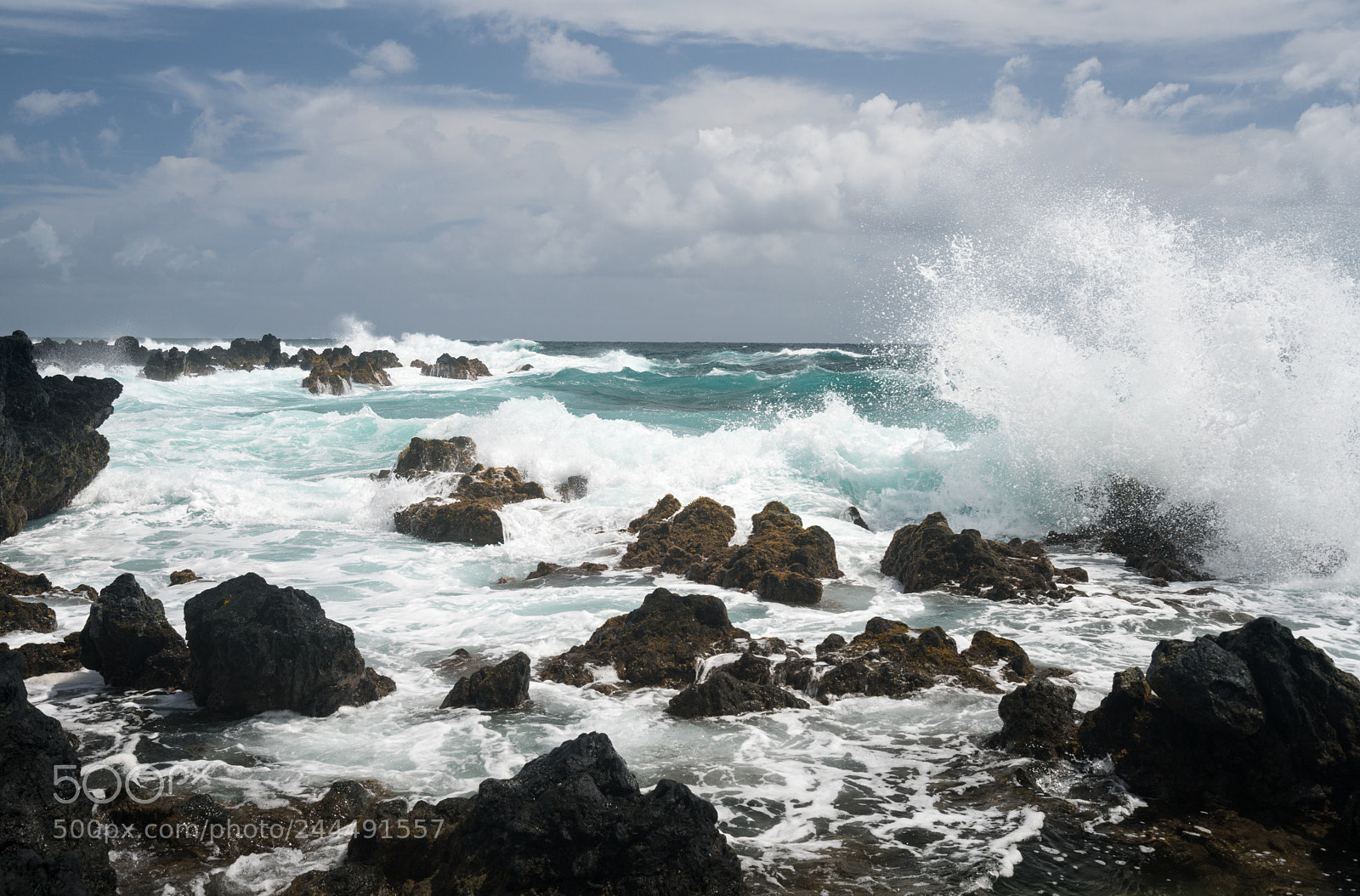 Sony a7R II sample photo. Pacific ocean breaks against photography