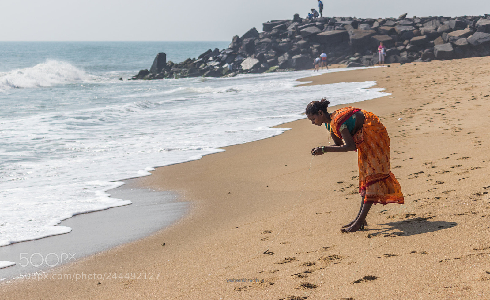 Canon EOS 77D (EOS 9000D / EOS 770D) sample photo. Pondy fisherwoman photography