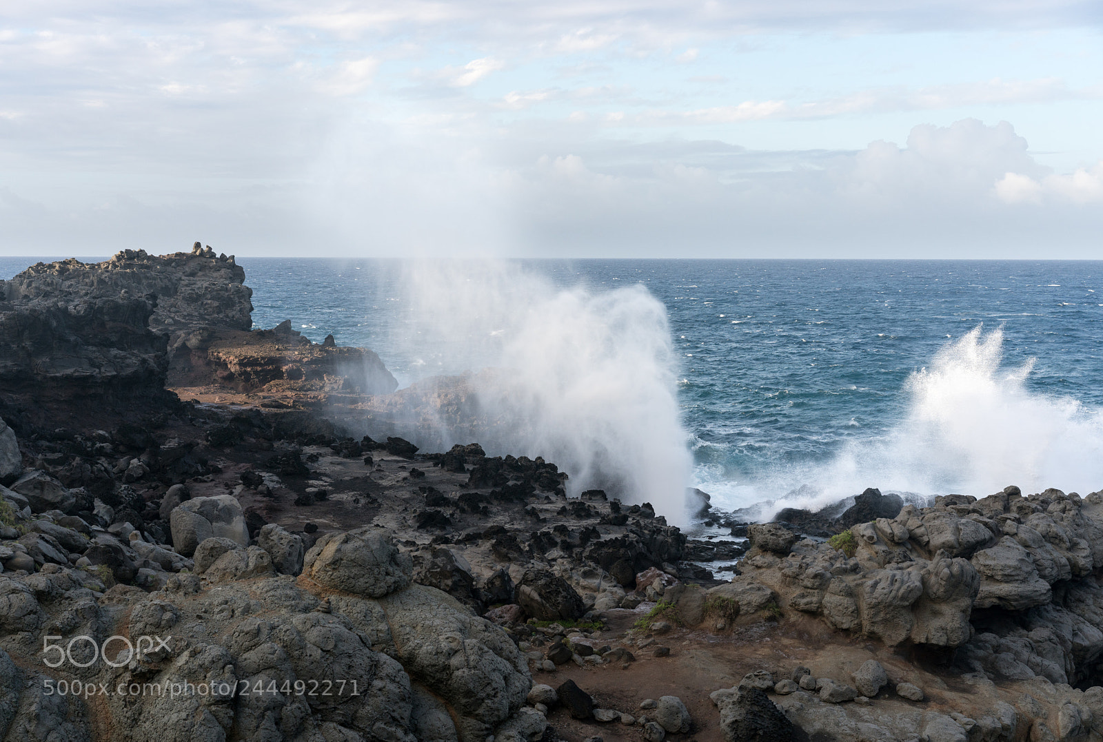 Sony a7R II sample photo. Nakalele blowhole on north photography