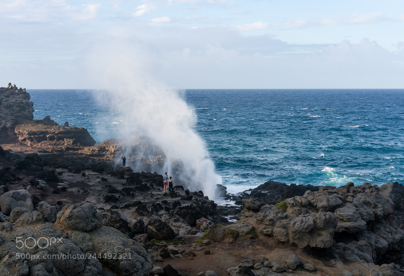 Sony a7R II sample photo. Nakalele blowhole on north photography