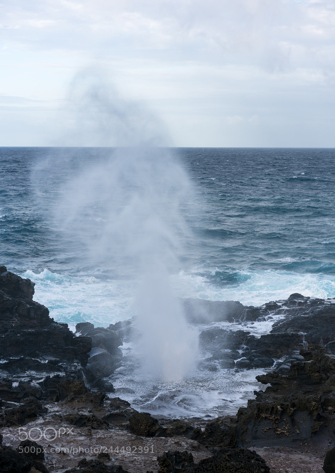 Sony a7R II sample photo. Nakalele blowhole on north photography
