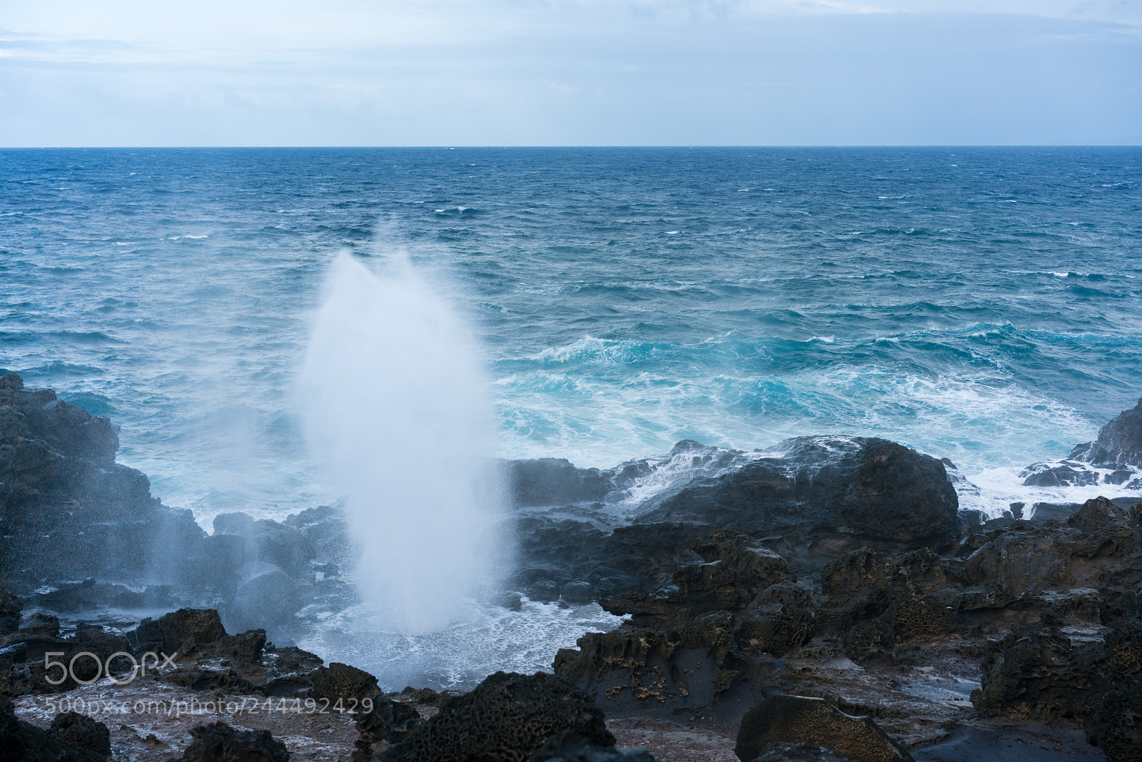 Sony a7R II sample photo. Nakalele blowhole on north photography