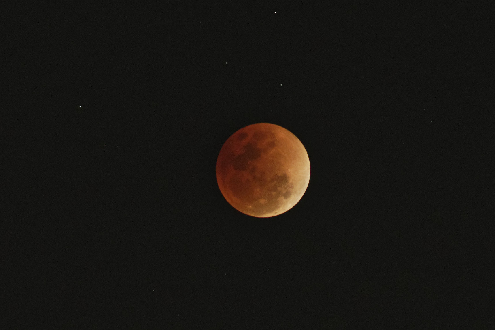 Nikon D610 + Manual Lens No CPU sample photo. Blood moon eclipse photography