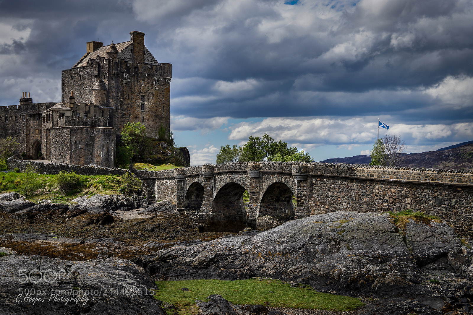 Sony SLT-A65 (SLT-A65V) sample photo. Eilean donan castle photography