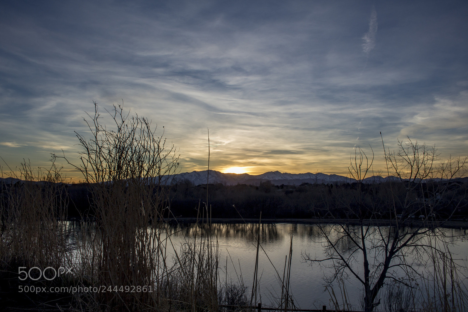 Canon EOS 100D (EOS Rebel SL1 / EOS Kiss X7) sample photo. Sunset at highland glen photography