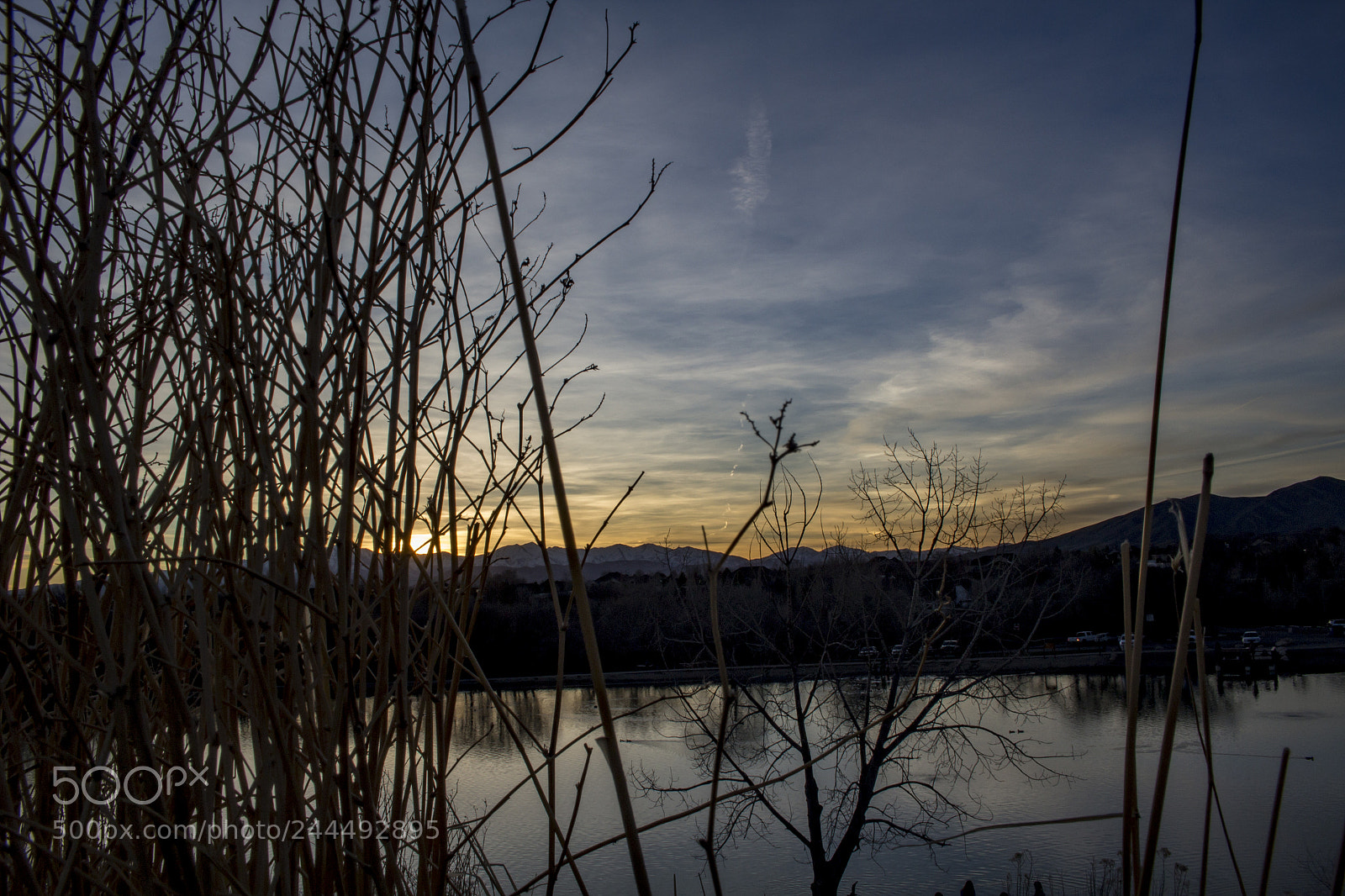 Canon EOS 100D (EOS Rebel SL1 / EOS Kiss X7) sample photo. Sunset at highland glen photography