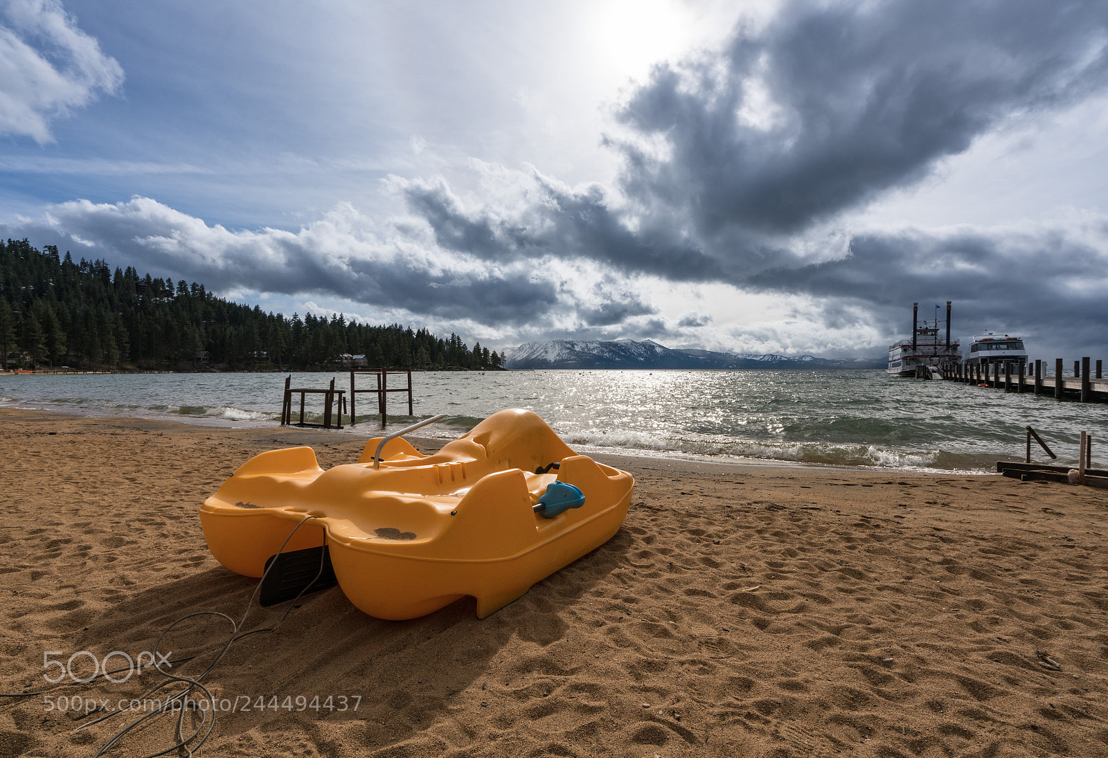 Sony a7R II sample photo. Stormy weather over lake photography