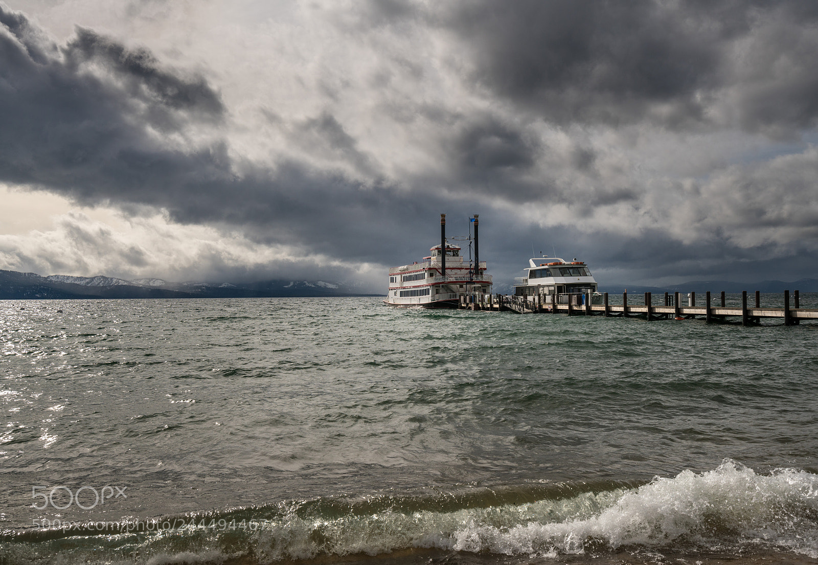 Sony a7R II sample photo. Stormy weather over lake photography