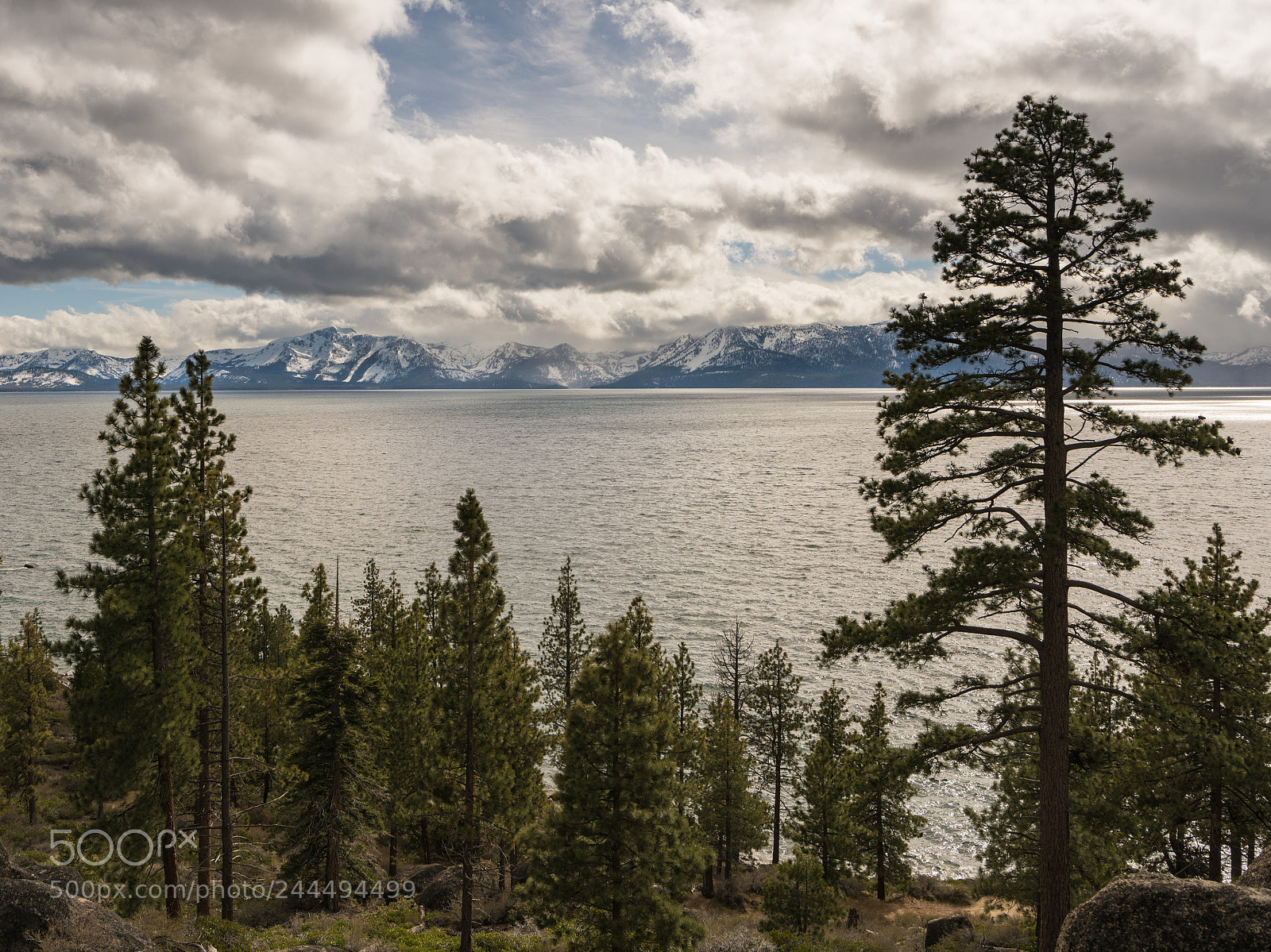 Sony a7R II sample photo. Stormy weather over lake photography