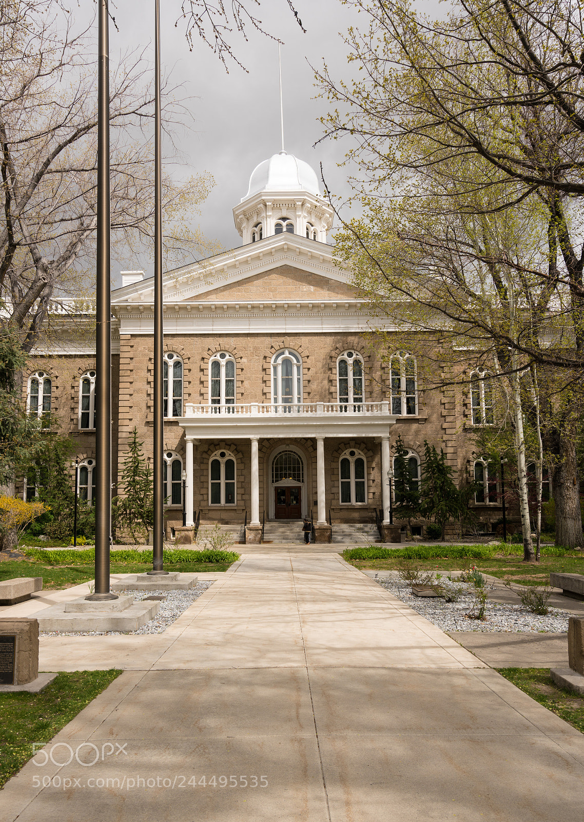 Sony a7R II sample photo. Nevada state capitol building photography