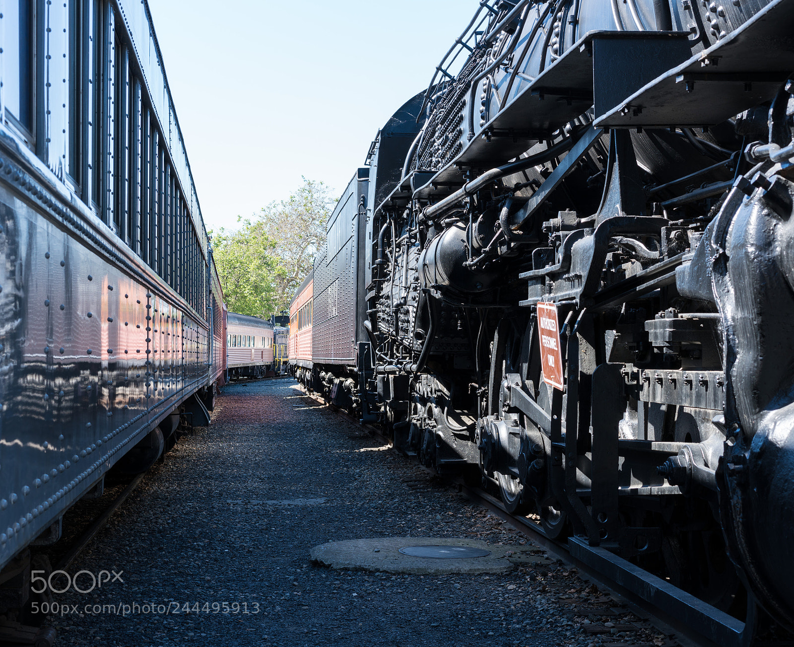 Sony a7R II sample photo. Santa fe locomotive 5021 photography