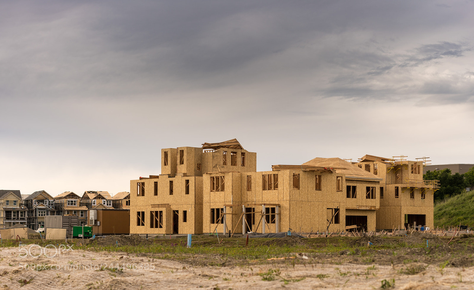 Sony a7R II sample photo. New housing construction in photography