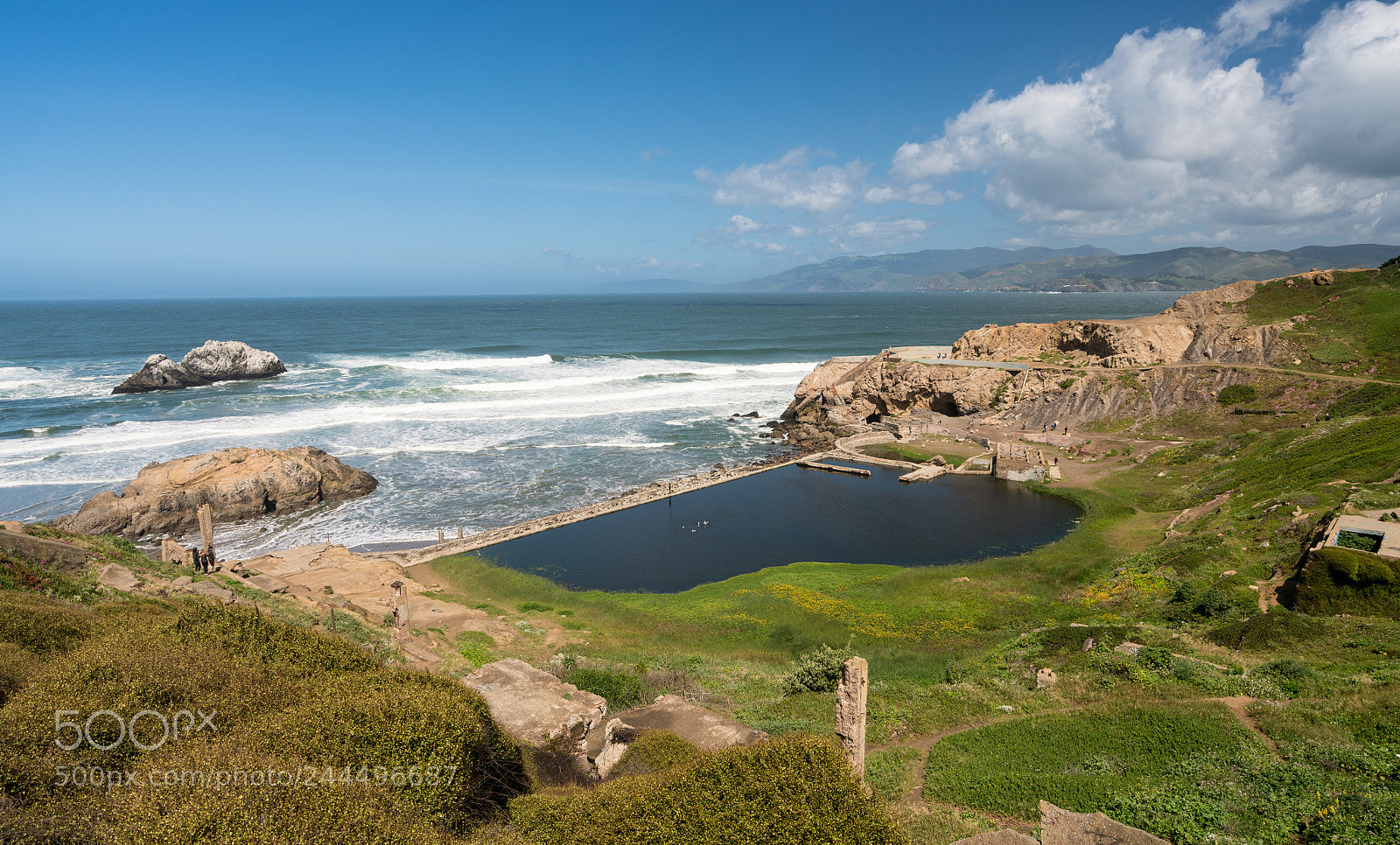 Sony a7R II sample photo. Remains of sutro baths photography