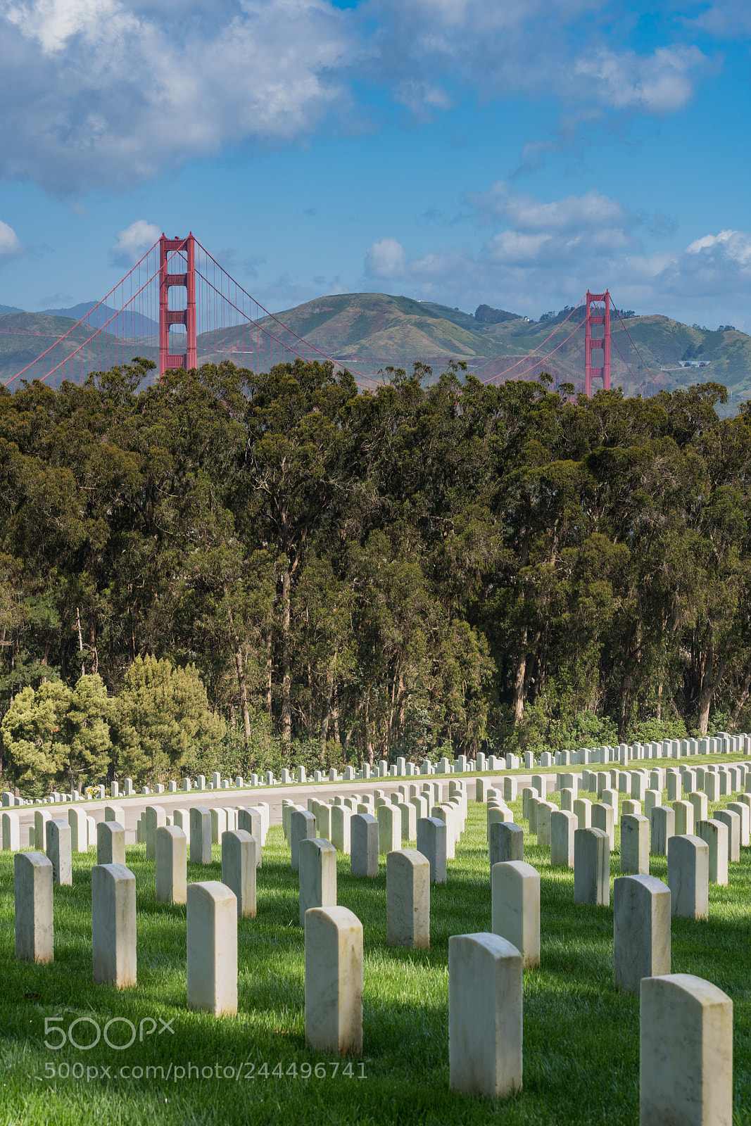 Sony a7R II sample photo. San francisco national cemetery photography