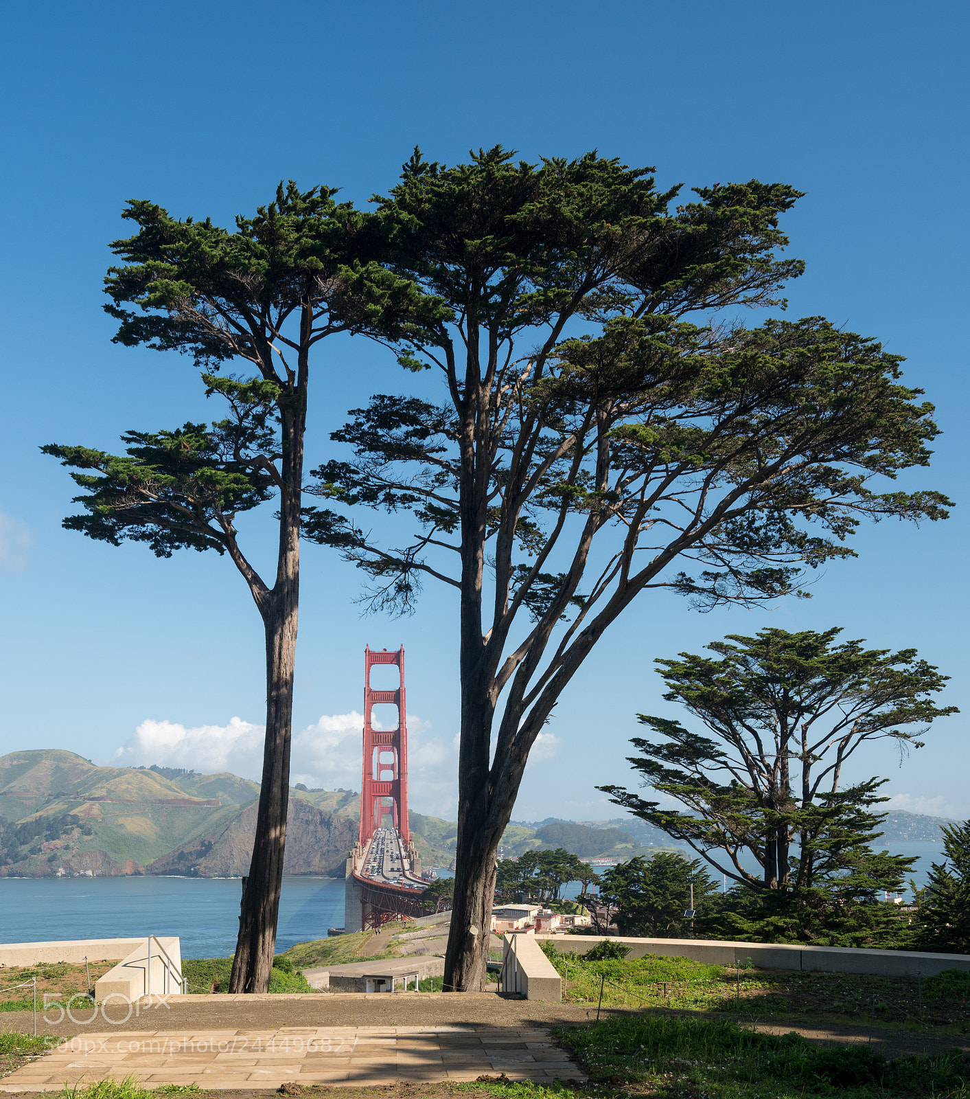 Sony a7R II sample photo. Marin headlands and golden photography